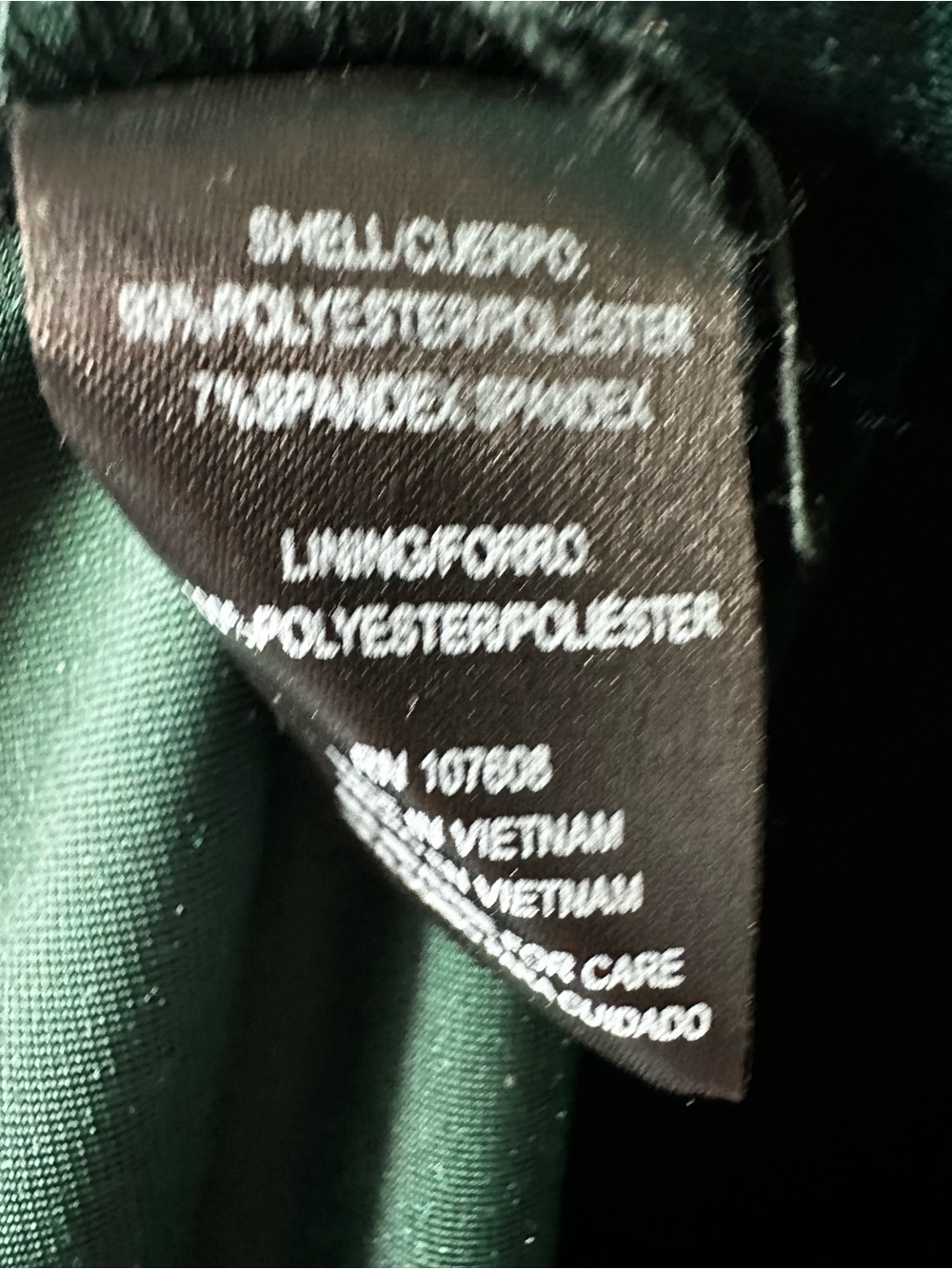 Nicole Miller Deep Green Velvet Strappy Midi Dress - Picture 3 of 4